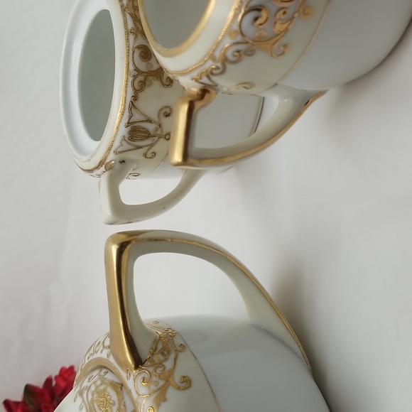 Noritake Christmas Ball Tea Set - Picture 10 of 16
